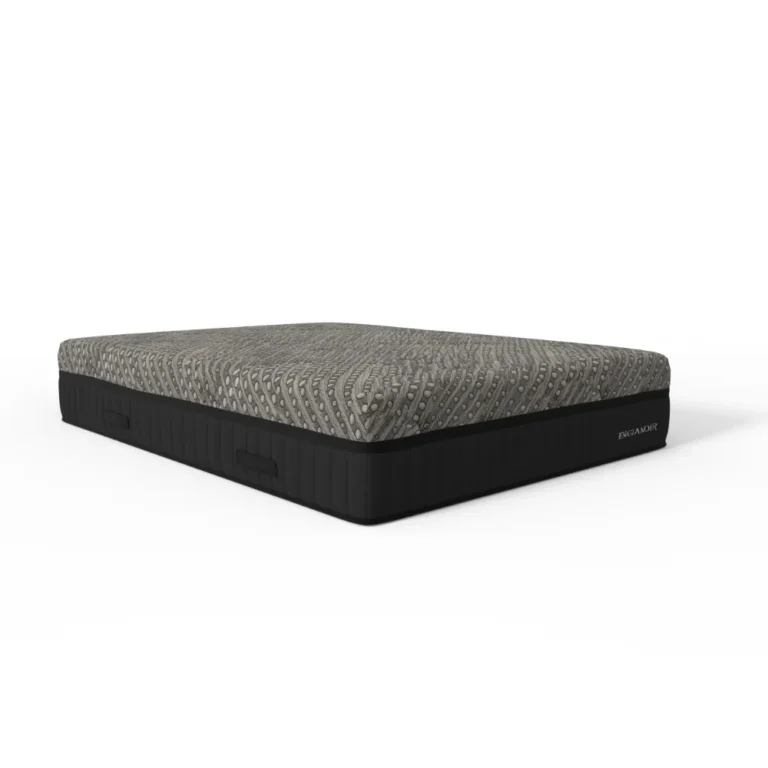 Orthopedic mattress installation in finished bedroom
