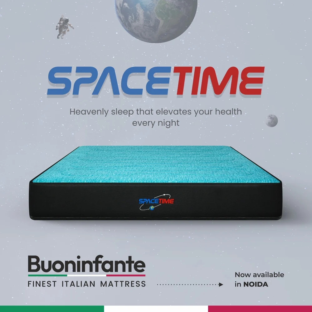 Buoninfante Spacetime mattress with tailored Italian edge styling