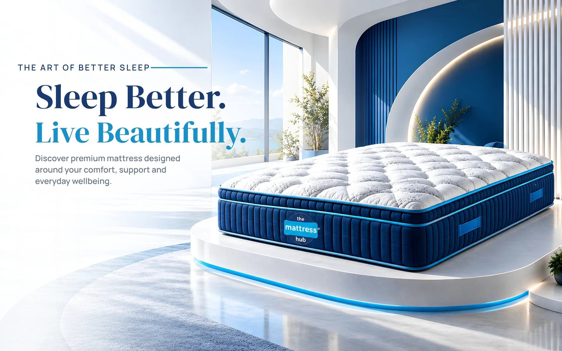 The Mattress Hub - The Art of Better Sleep luxury mattress collection