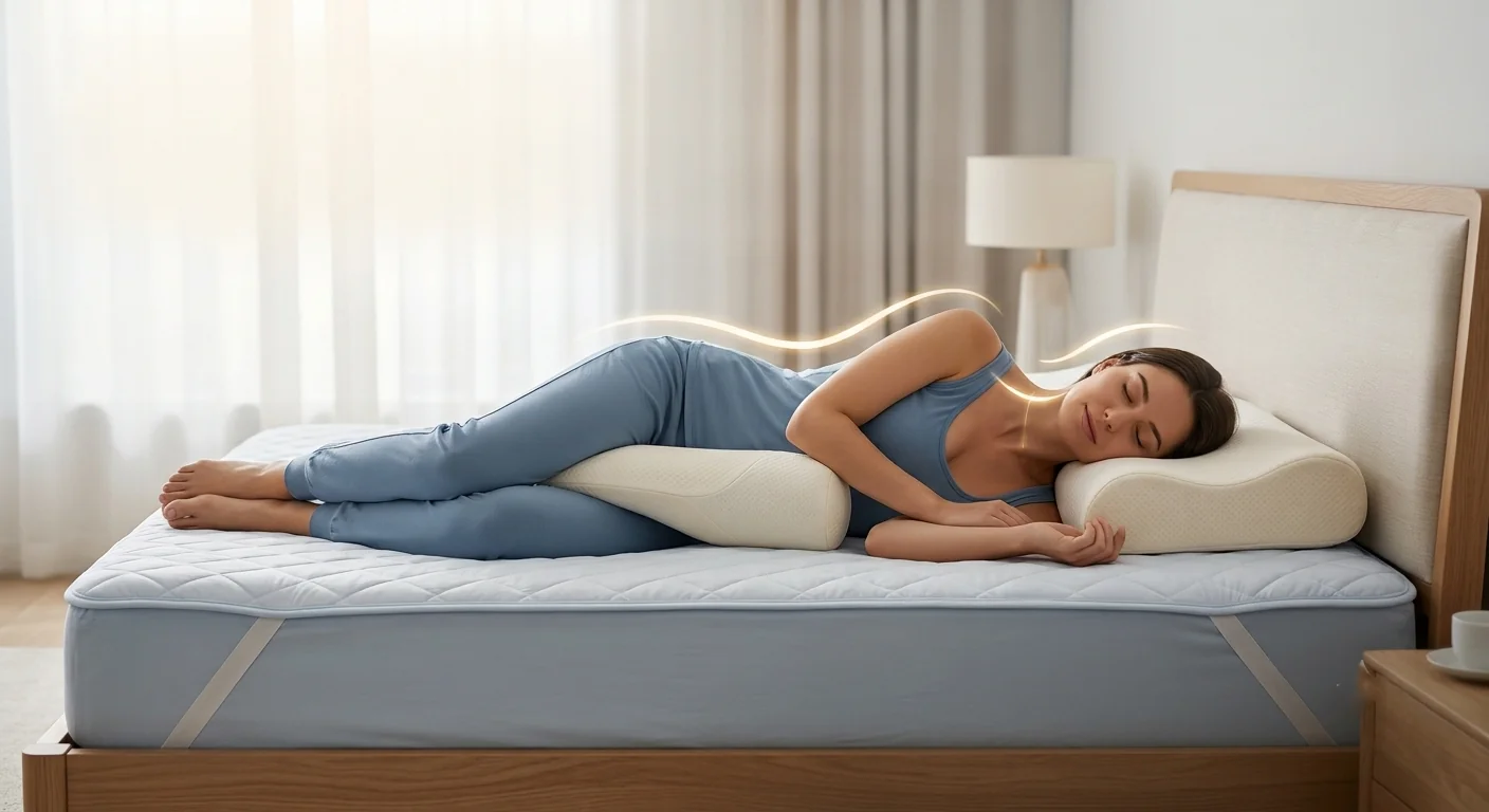 Material and pillow collection displays at The Mattress Hub